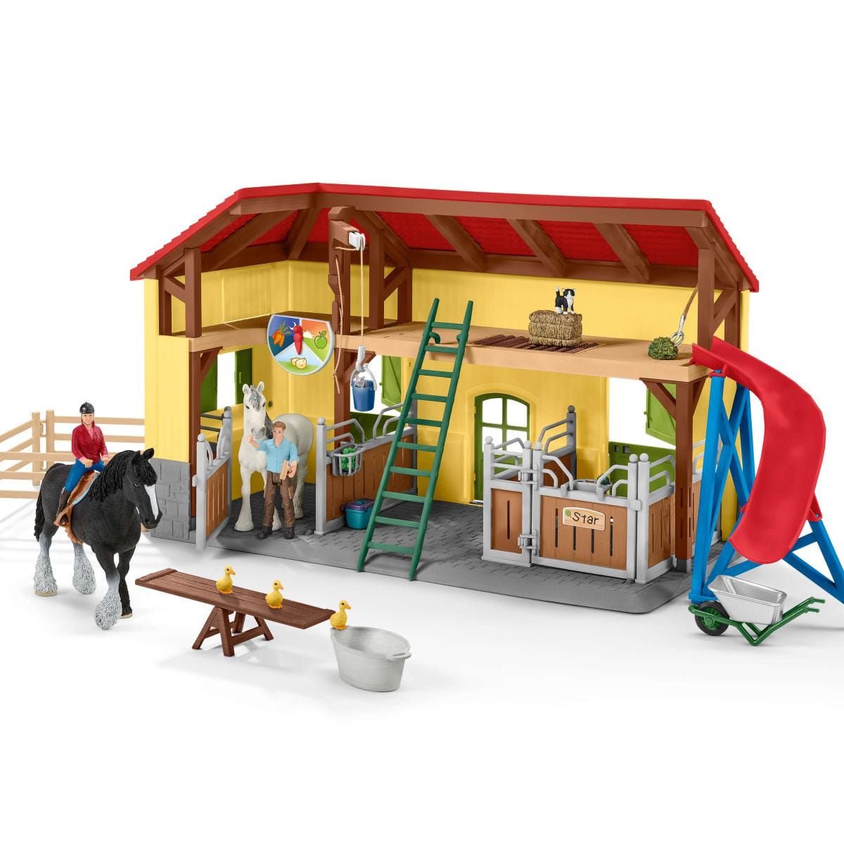 Playmobil horse barn on sale