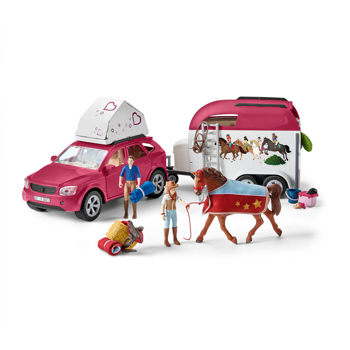 Horse Adventures with Car and Trailer 42535 HORSE CLUB schleich