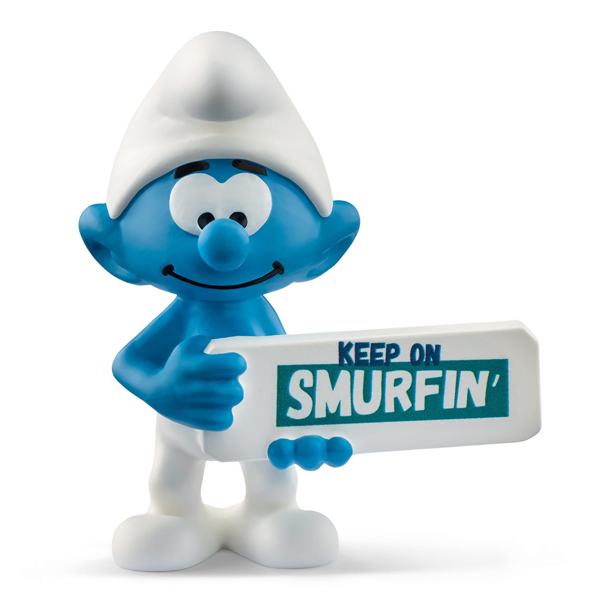 Smurf with Sign (Keep on Smurfin') 20843 The Smurfs™ | schleich