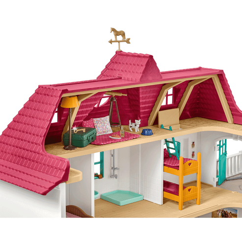 Schleich Horse Club Lakeside Country House Dollhouse and Stable store Horse Toy set