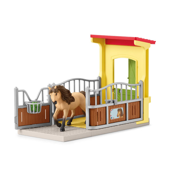 Pony Box with Iceland Pony Stallion 42609 FARM WORLD | schleich