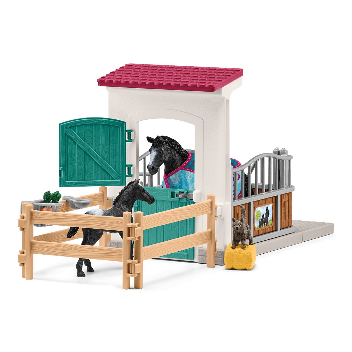 Horse Box with Mare and Foal 42611 HORSE CLUB | schleich