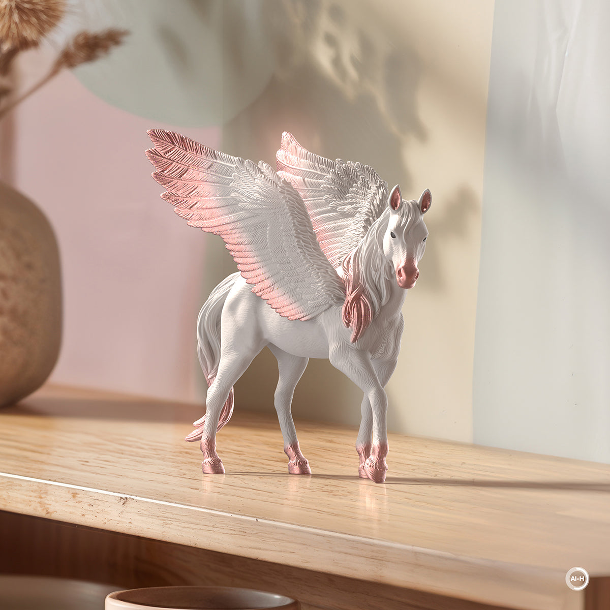 Pegasus White & Rosegold