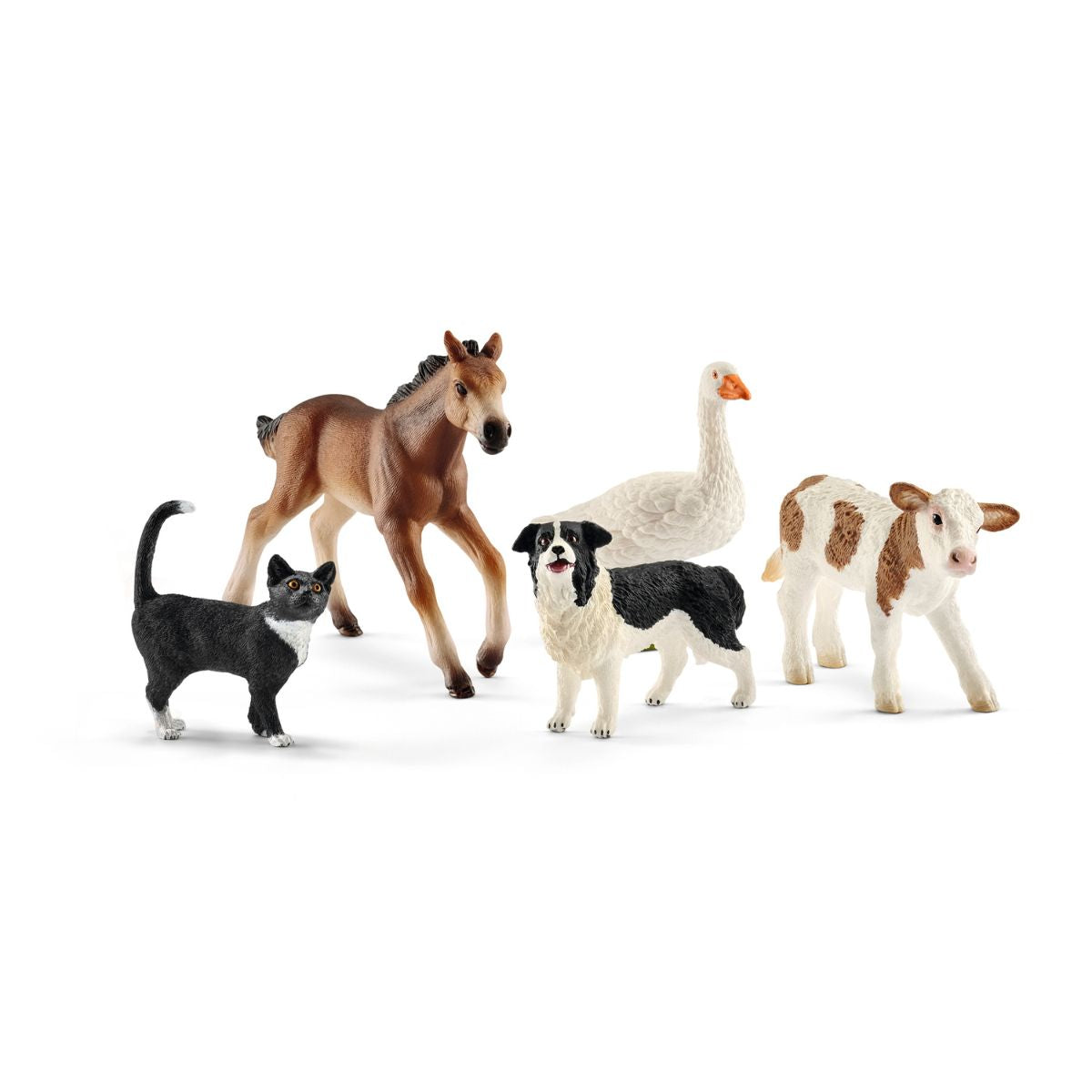 Schleich 42386 – Figura Assortita Mondo Della Fattoria – Animali In Scala, 4,5 X 13,5 X 30 Cm – Realistica E Dipinta A Mano